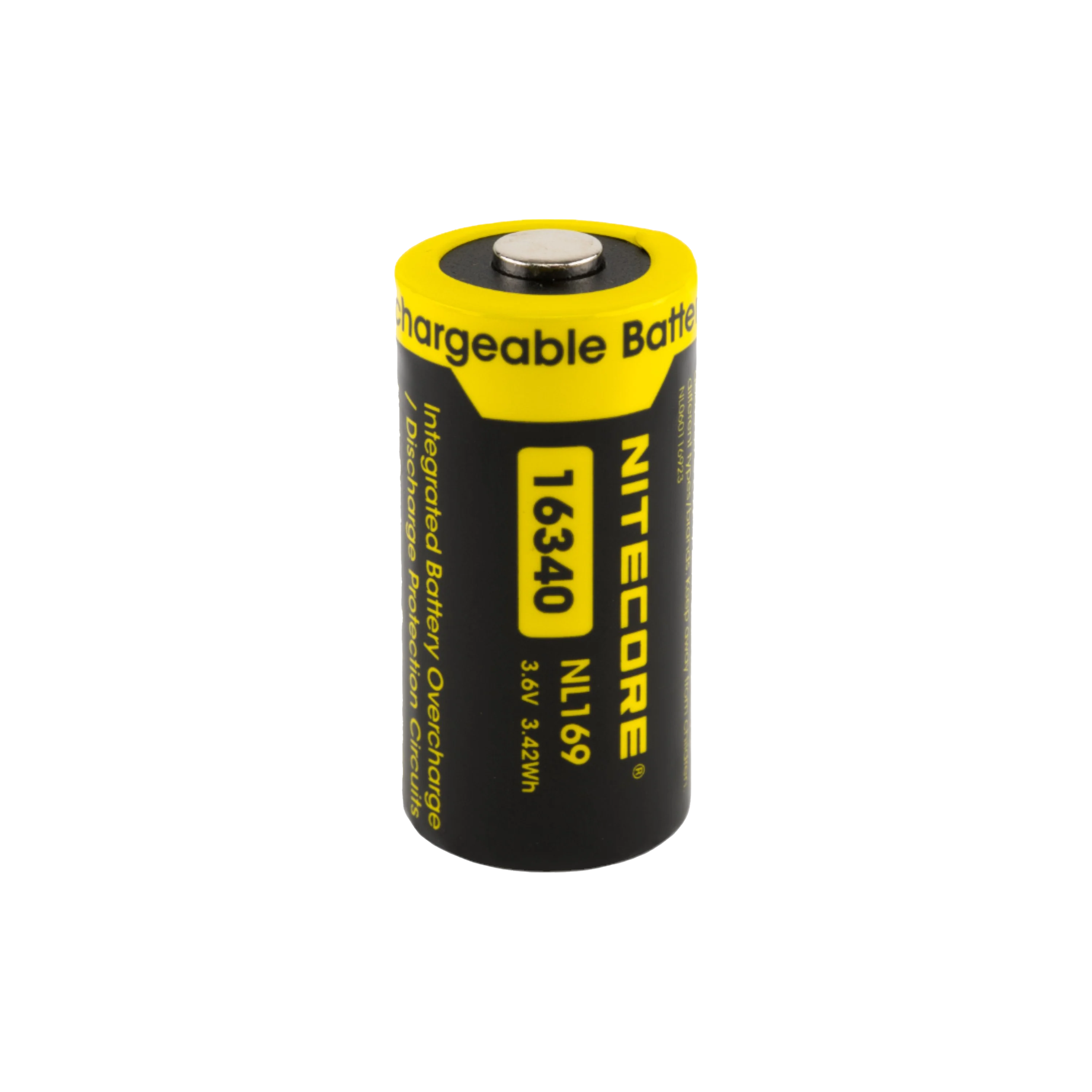 Rechargeable Battery CR123A Nitecore 16340 RCR123A 950 mAh 3.6V