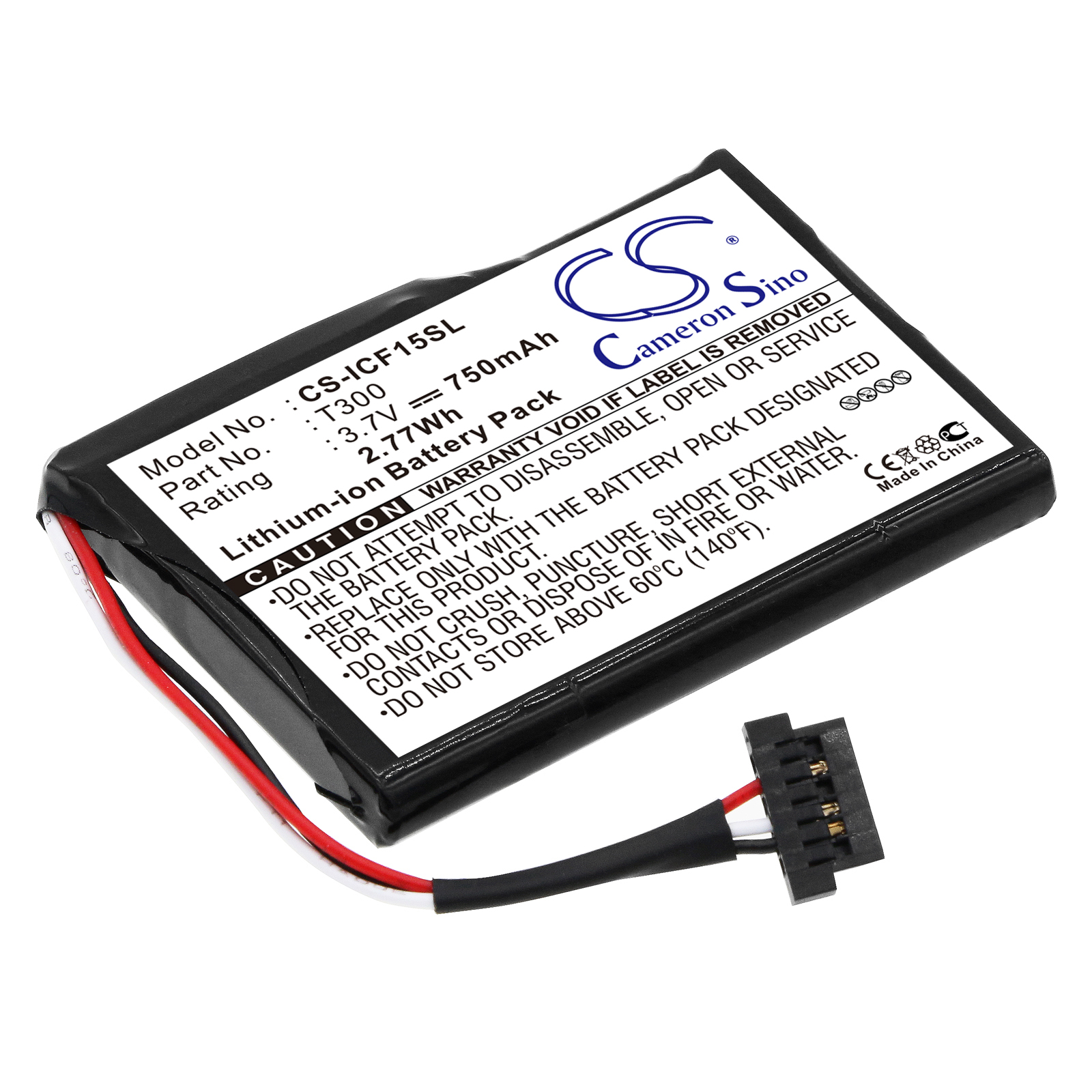 Battery for navigation Navman F15 S45 T300