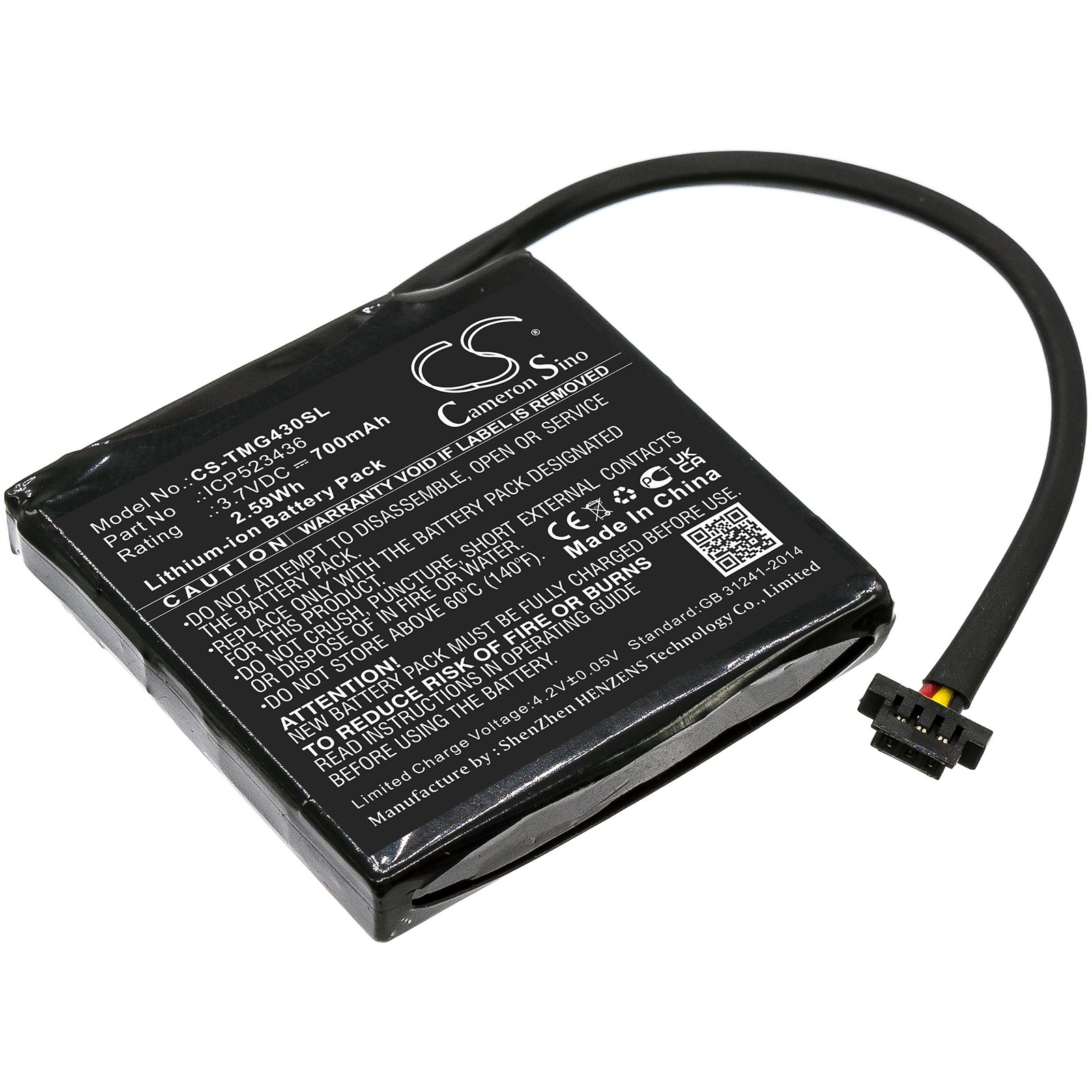 Battery for navigation TomTom Go 400 4FB40
