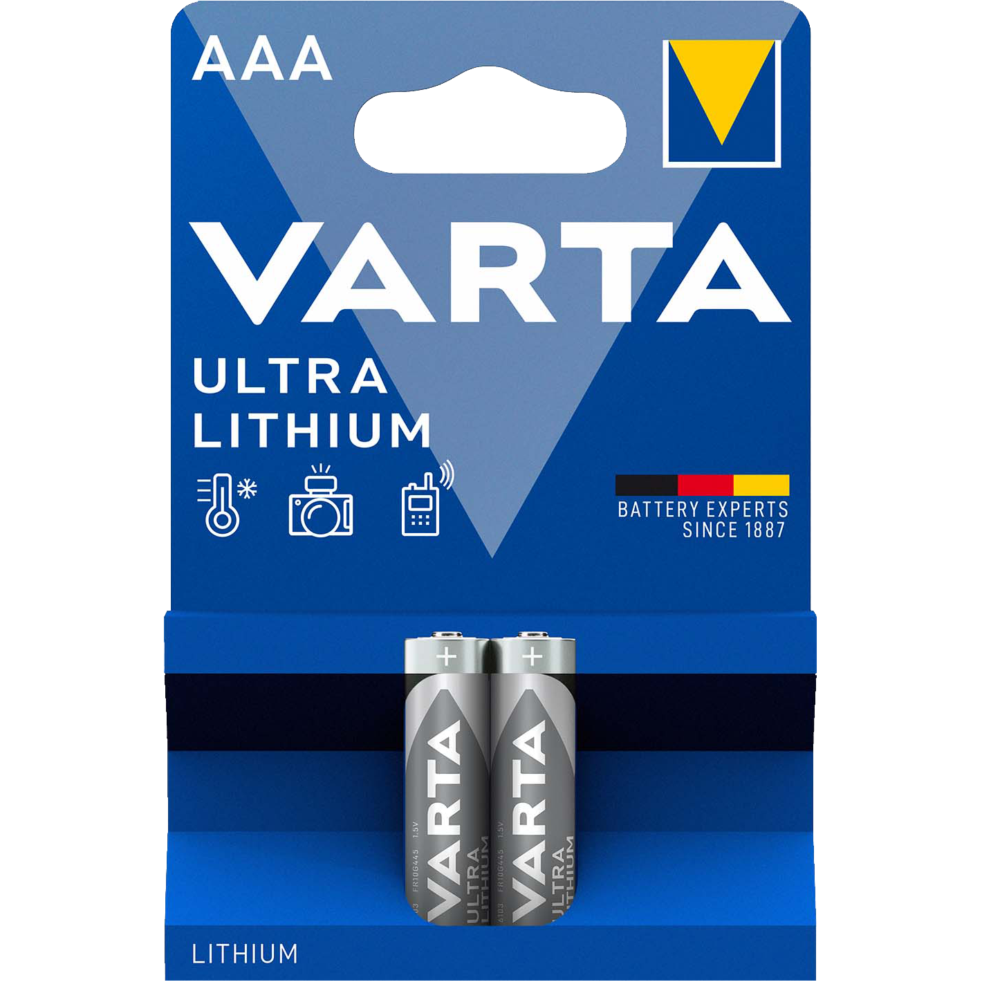 Lithium Batteries AAA - Varta Lithium AAA - 2 pcs