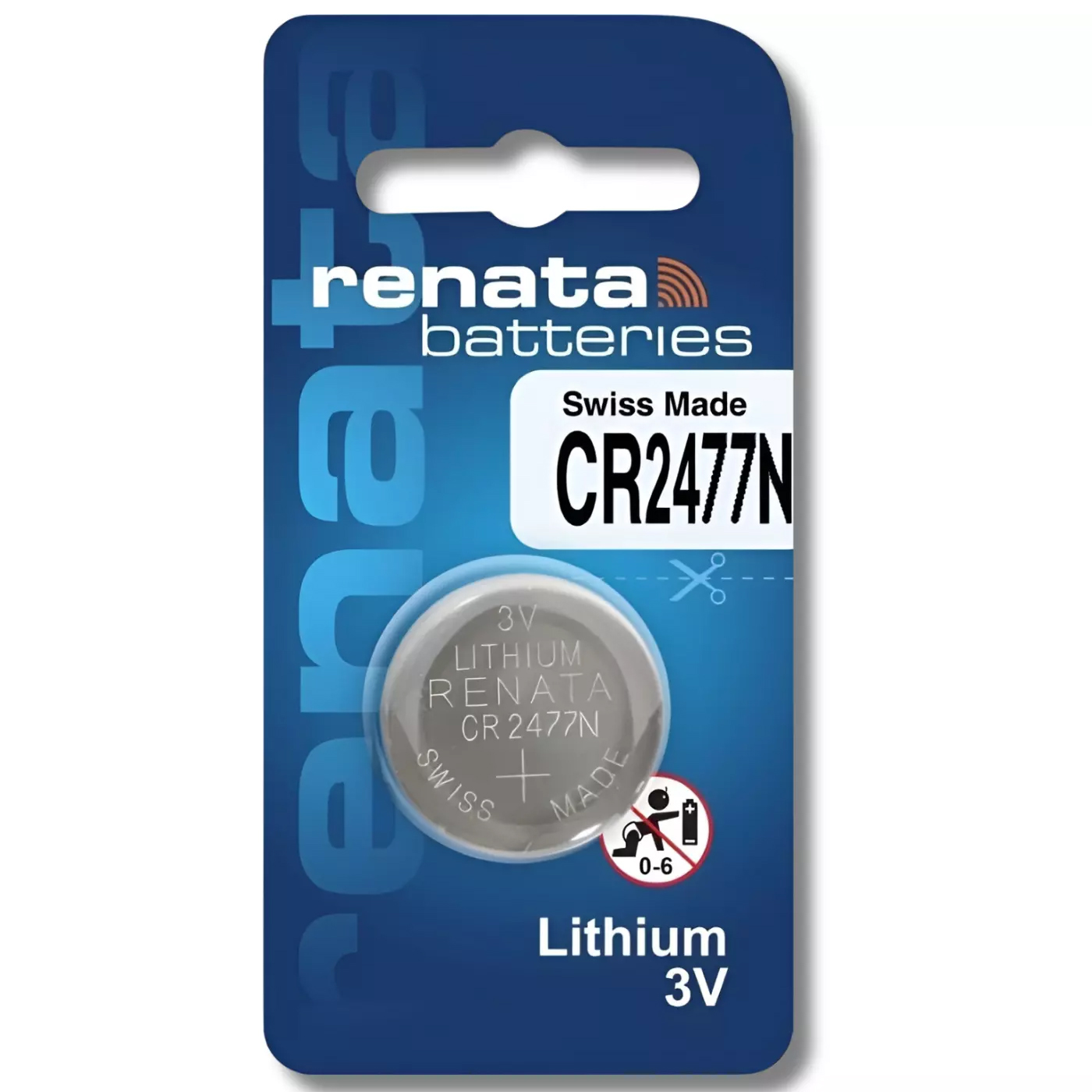 Lithium Battery CR2477N Renata CR2477N - 3V