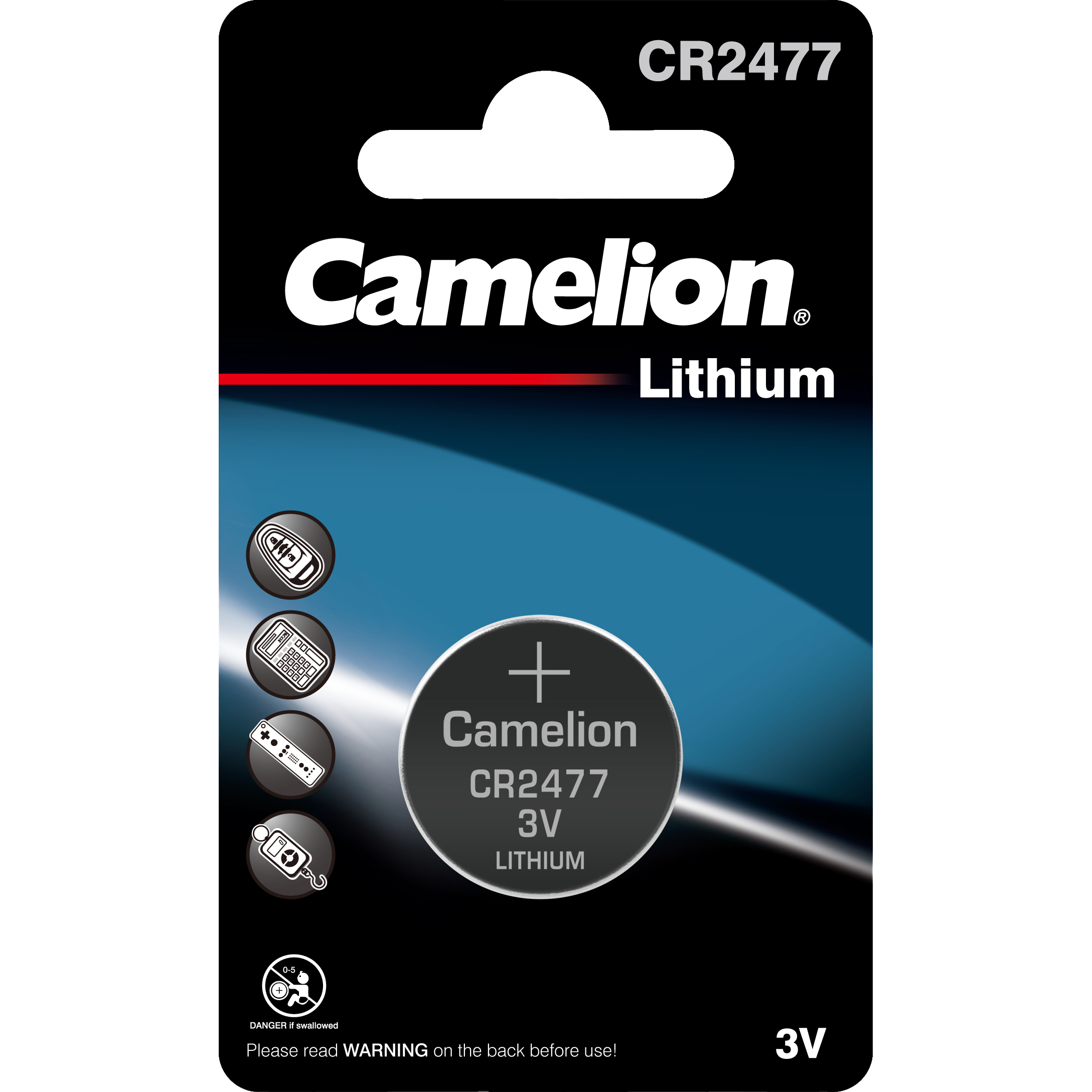 Lithium Battery CR2477 Camelion CR2477 - 3V