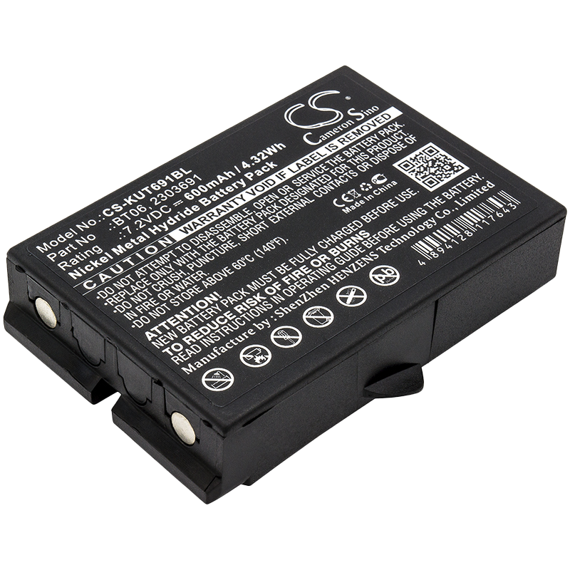 Battery for IKUSI BT06 - 7.2V 600 mAh