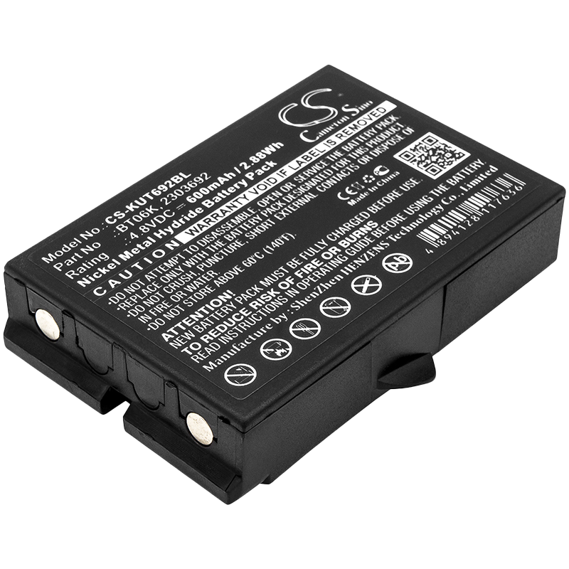 Battery for IKUSI BT06K - 4.8V 600 mAh