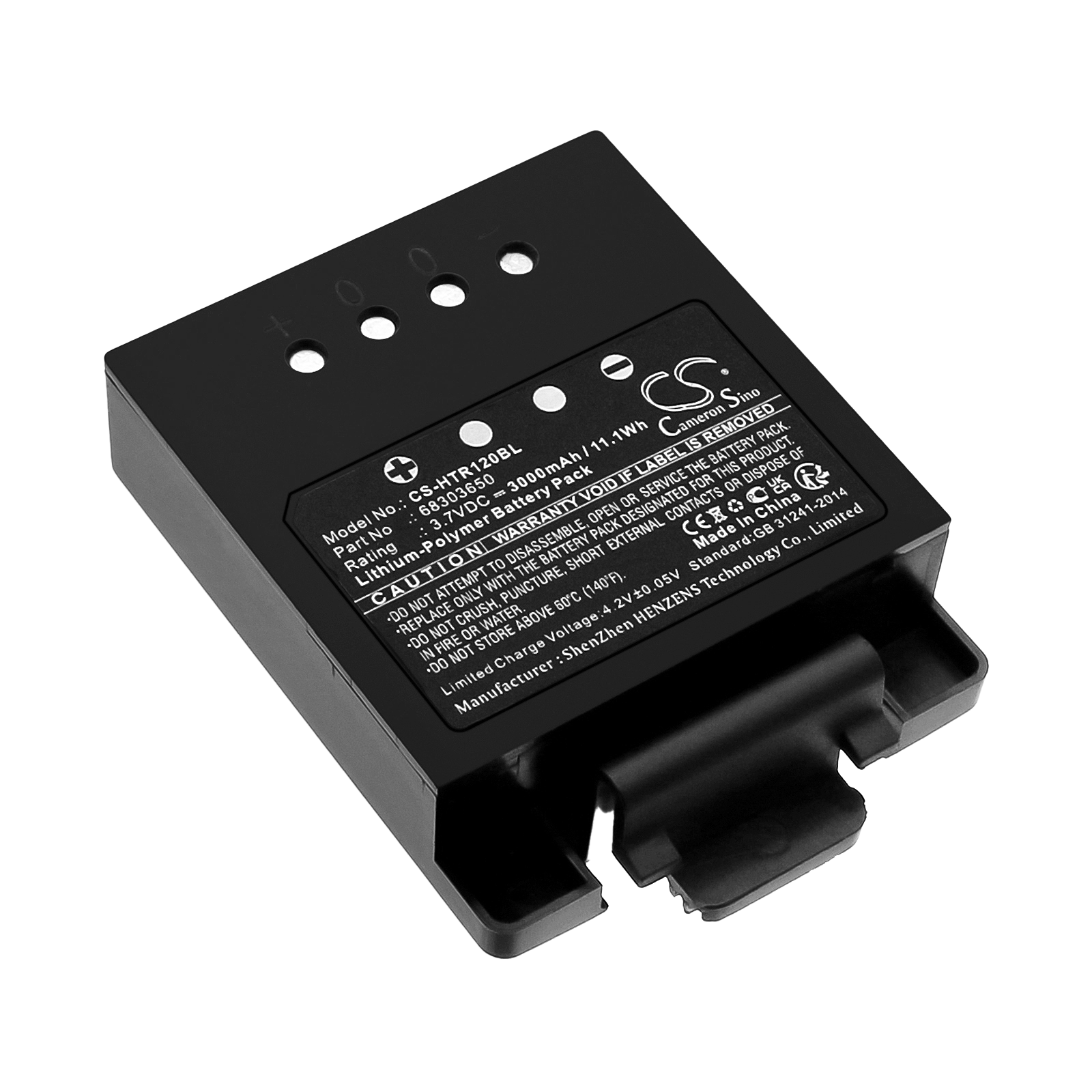 Battery for Hetronic ERGO-120 - 68303650 - 3.7V 3000 mAh