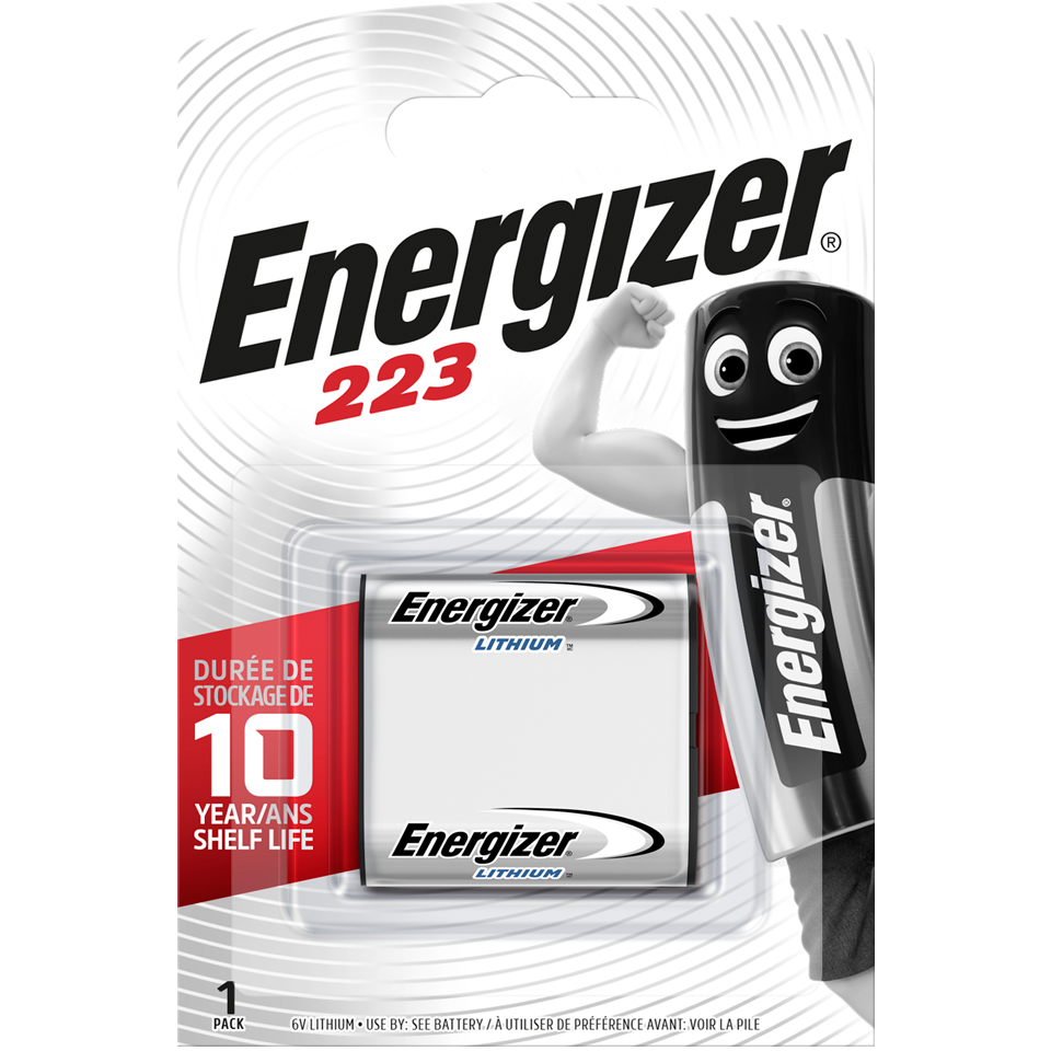 Energizer 223 CR-P2 6V lithium battery
