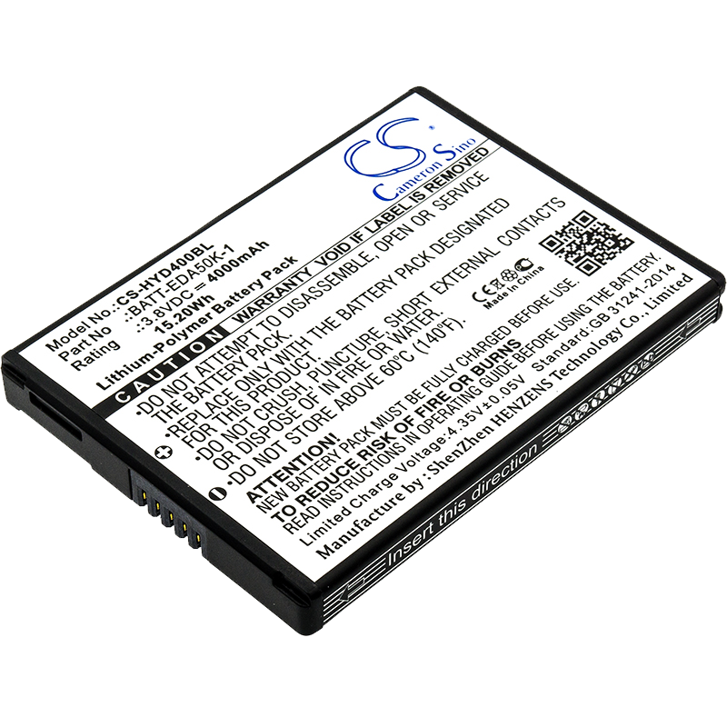 Battery for barcode scanner Honeywell BAT-EDA50 - 3.8V 4000 mAh