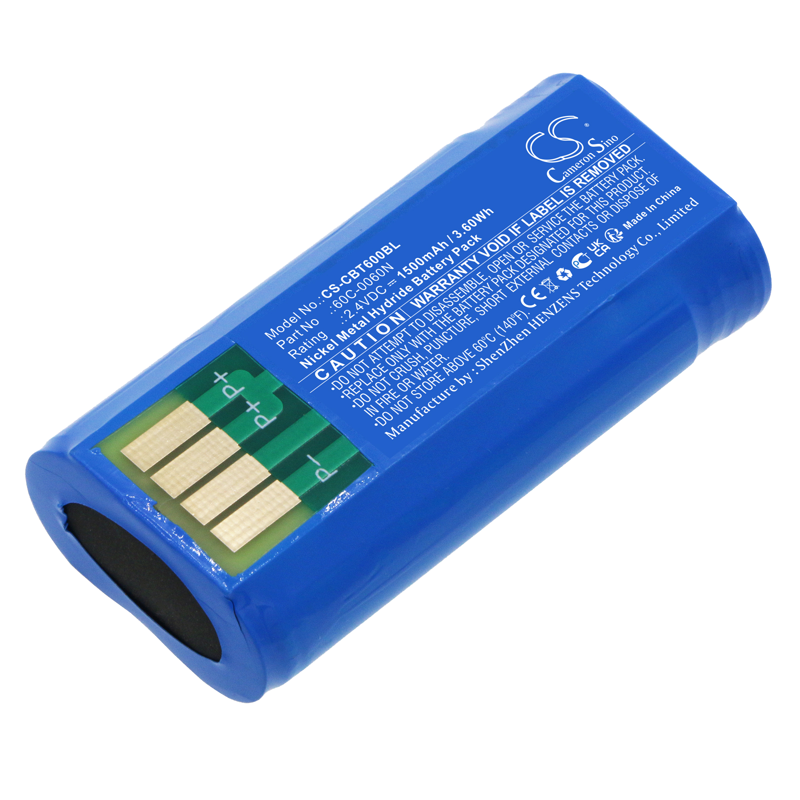 Battery for remote control Cattron Theimeg 60C-0060N - 2.4V 1500 mAh