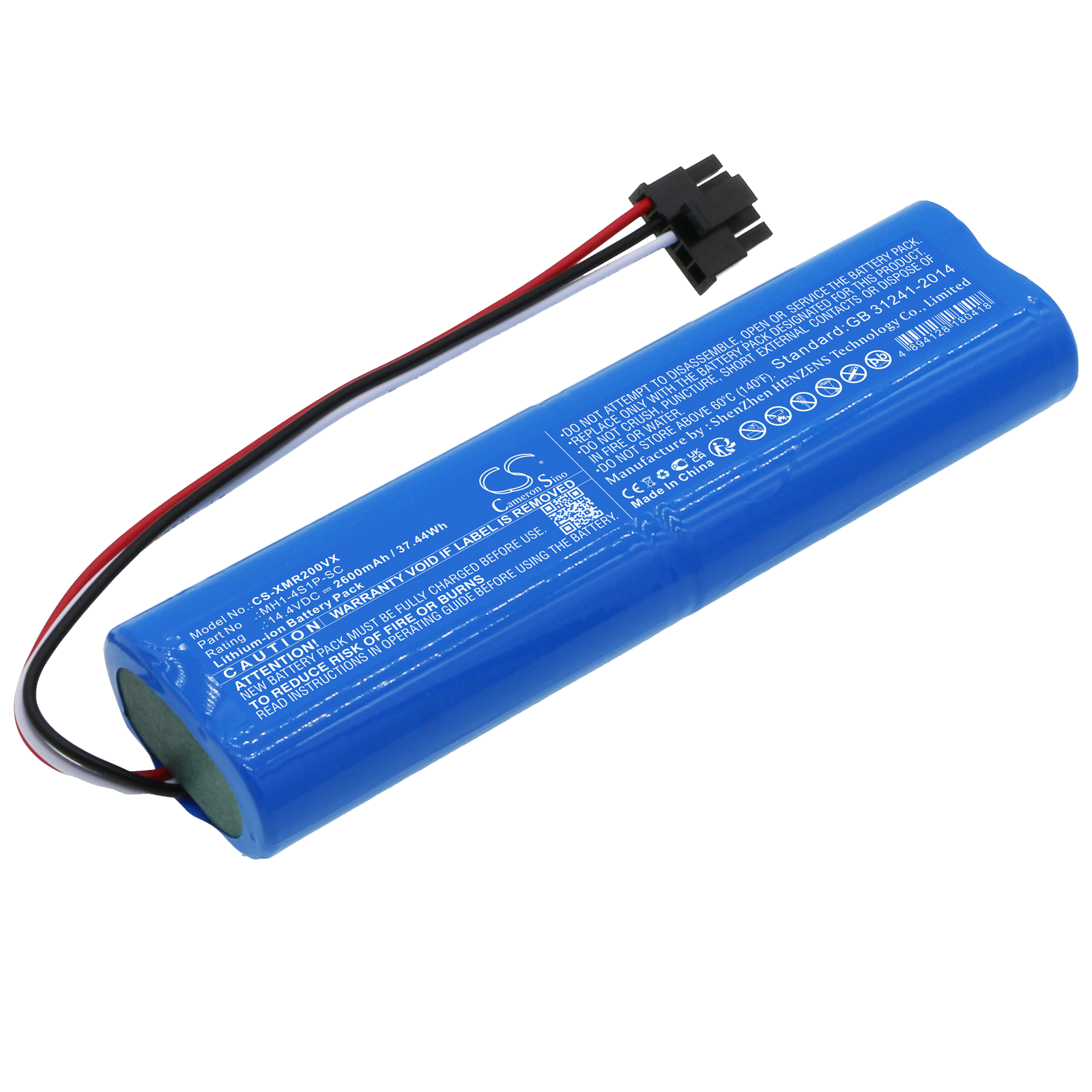 Xiaomi INR18650 MH1-4S1P-SC vacuum cleaner battery 14.4V 2600 mAh