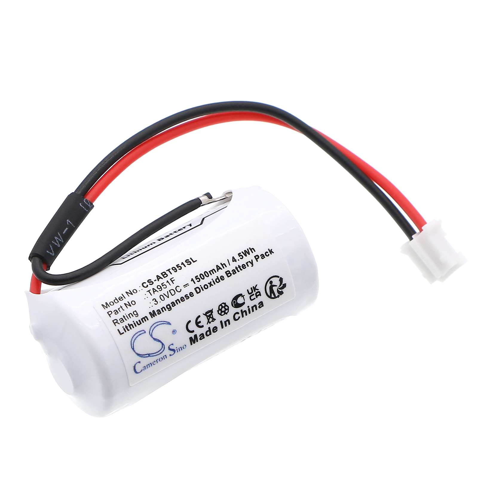 Battery for ABB 3BDH001030R0001 TA951F - 3.0V