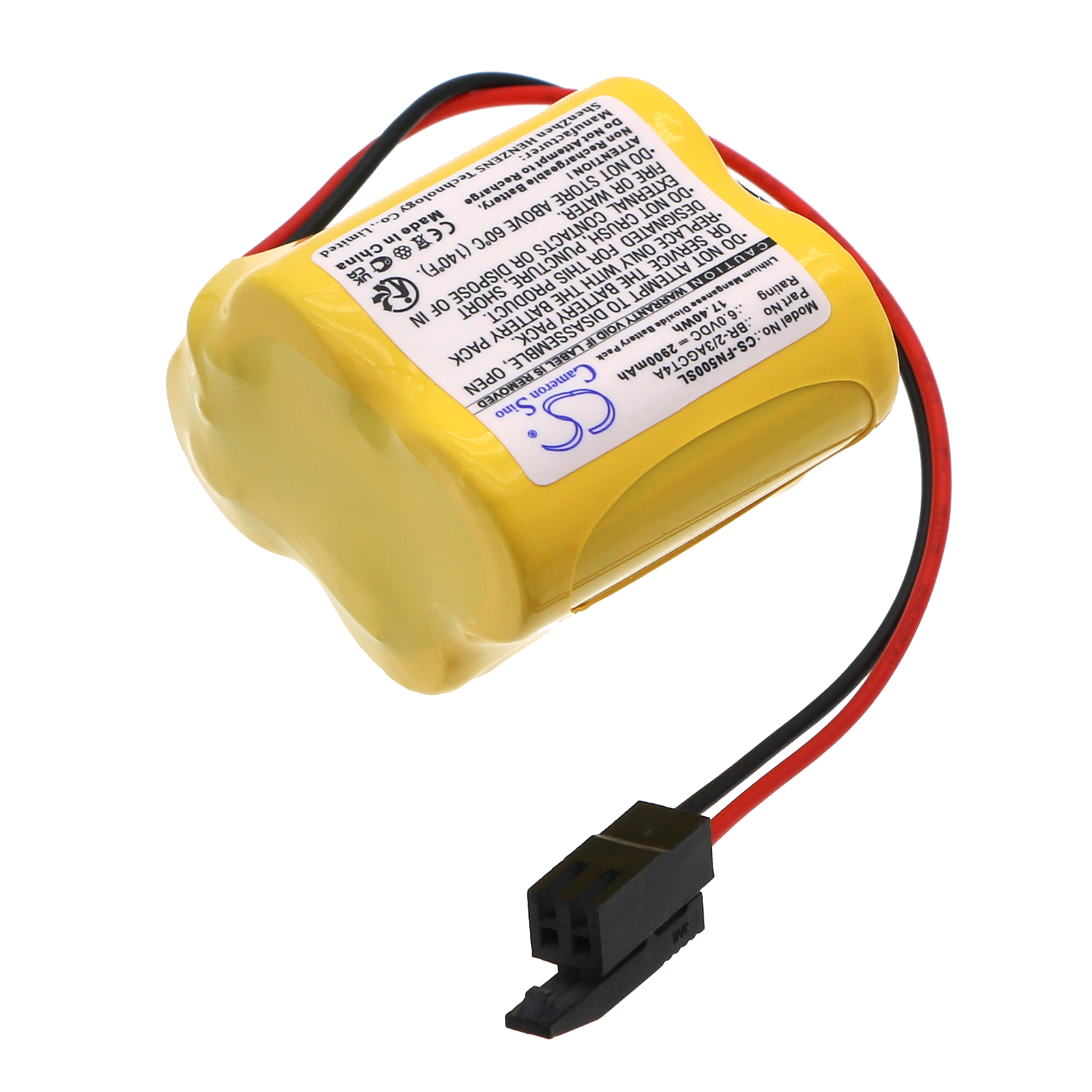 Battery for FANUC BR-2/3AGCT4A A98L-0031-0025 - 6V