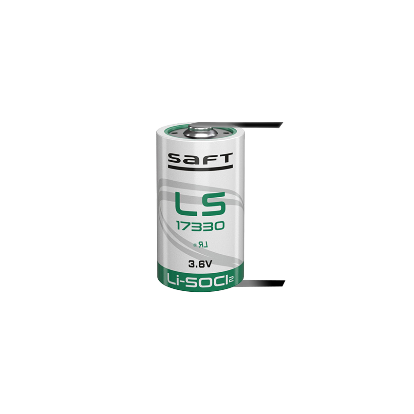 Saft LS 17330 CNR - U 2/3A Li-SOCl2 3.6V 2100 mAh Battery
