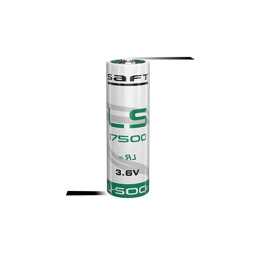 SAFT LS17500 Battery 3.6V 3600 mAh Z-plate