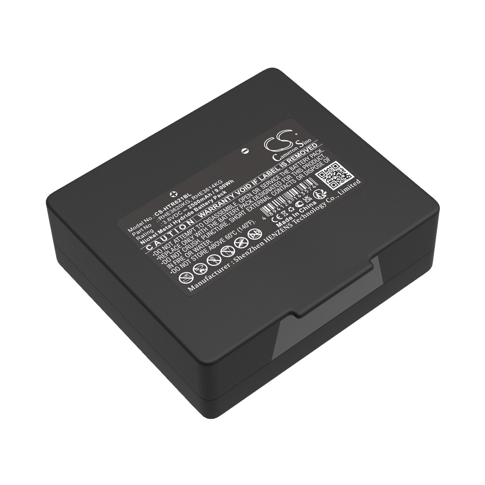 Battery for Komatsu remote control transmitters - 3.6V 2500 mAh
