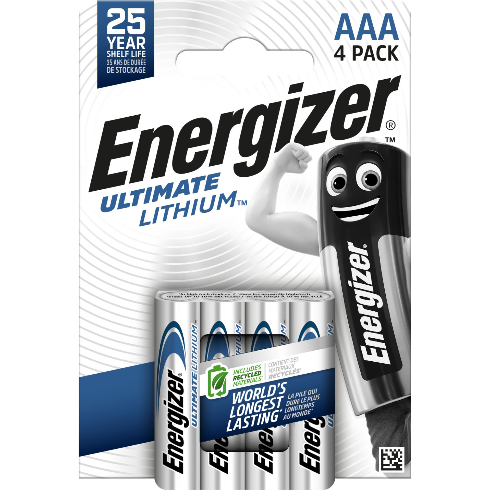 AAA Lithium Batteries Energizer Ultimate Lithium 1.5V - 4 pcs
