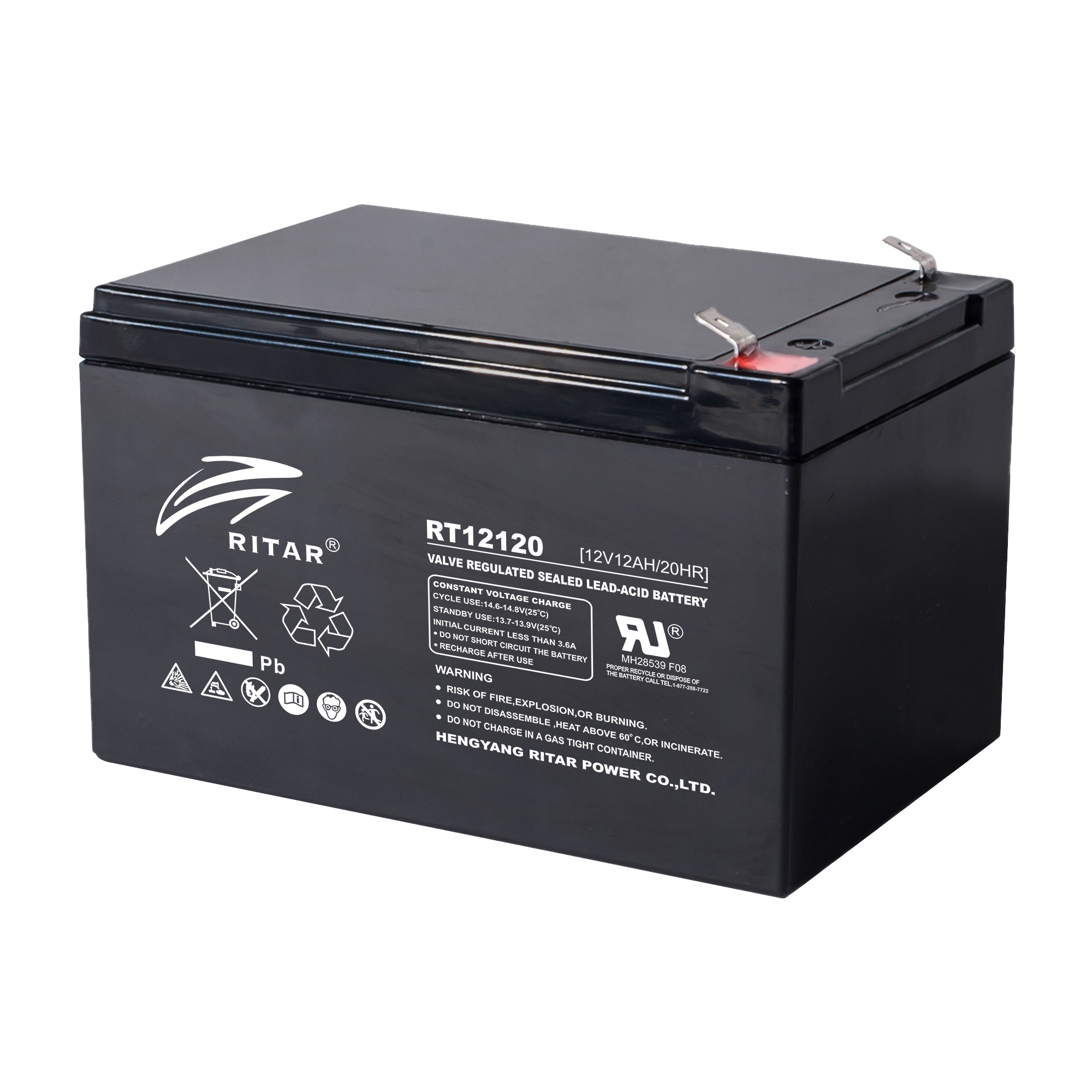 AGM Lead-Acid Battery 12V 12 AH - RITAR