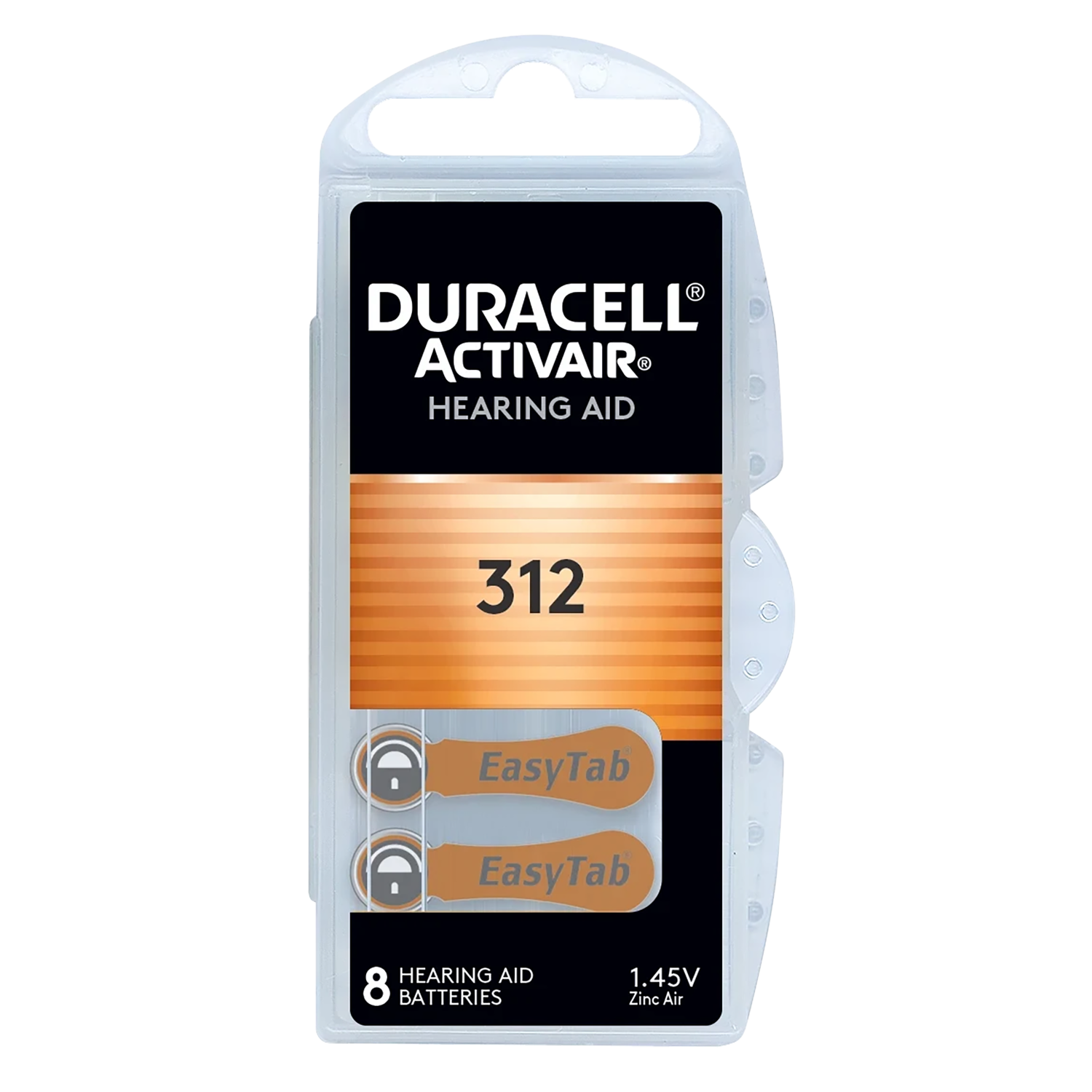 Duracell Active Air 312 hearing aid batteries PR41