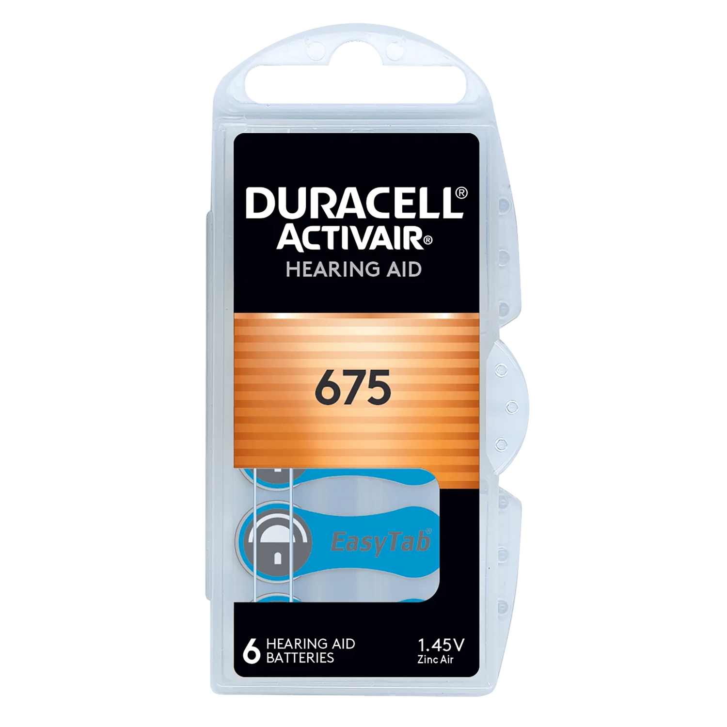Duracell Active Air 675 Hearing Aid Batteries