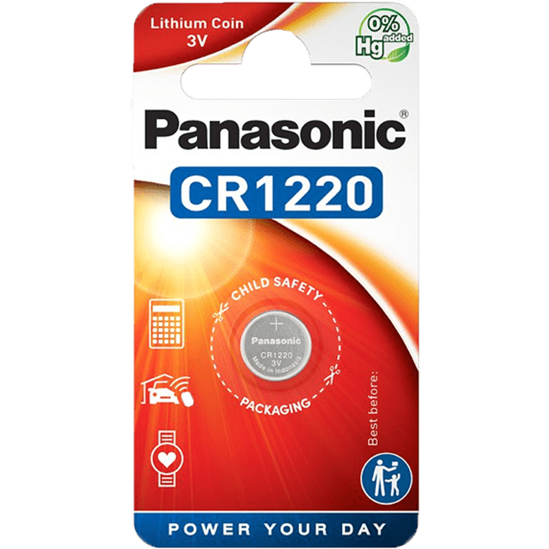 Lithium Battery CR1220 Panasonic CR1220 - 3V