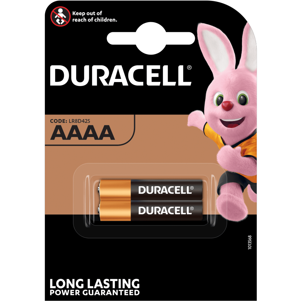 Duracell AAAA MX2500 1.5V Alkaline Batteries