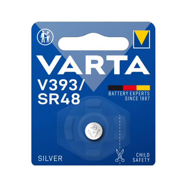 Watch Battery 393 Varta V393 SR48 1.55V