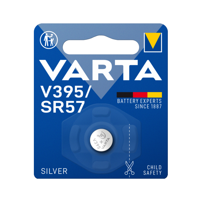 Varta V395 SR927SW SR57 1.55V watch battery