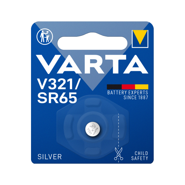 Watch Battery 321 Varta V321 SR65 - 1.55V