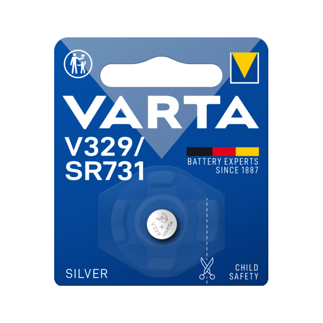 Watch Battery 329 Varta V329 SR731SW - 1.55V