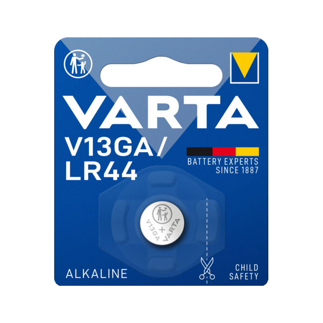 Алкална батерия LR44 Varta V13GA LR44 AG13 - 1.5V