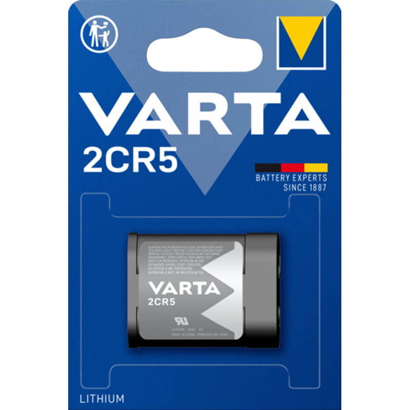 Lithium Battery 2CR5 Varta DL245A 6V