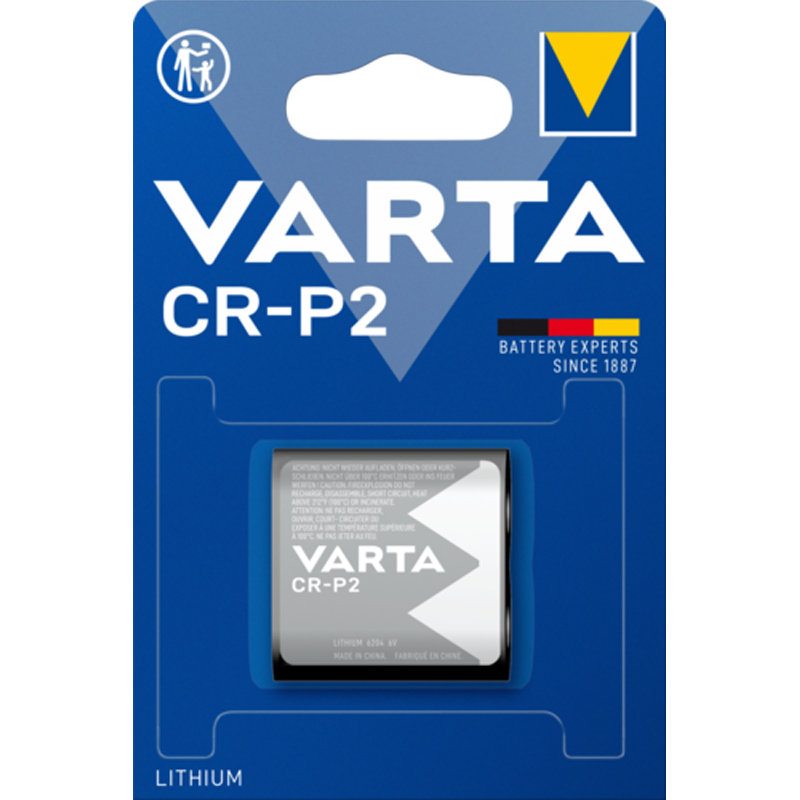 Varta CR-P2 DL223A 6V lithium battery