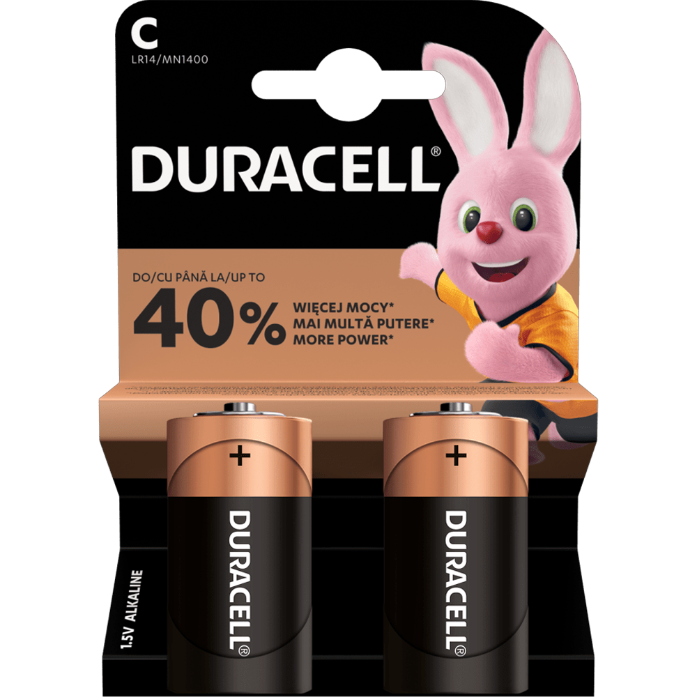 Alkaline Batteries LR14 C Duracell Basic MN1400