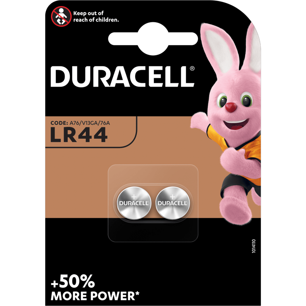 Duracell LR44 AG13 alkaline batteries 1.5V 2 pcs