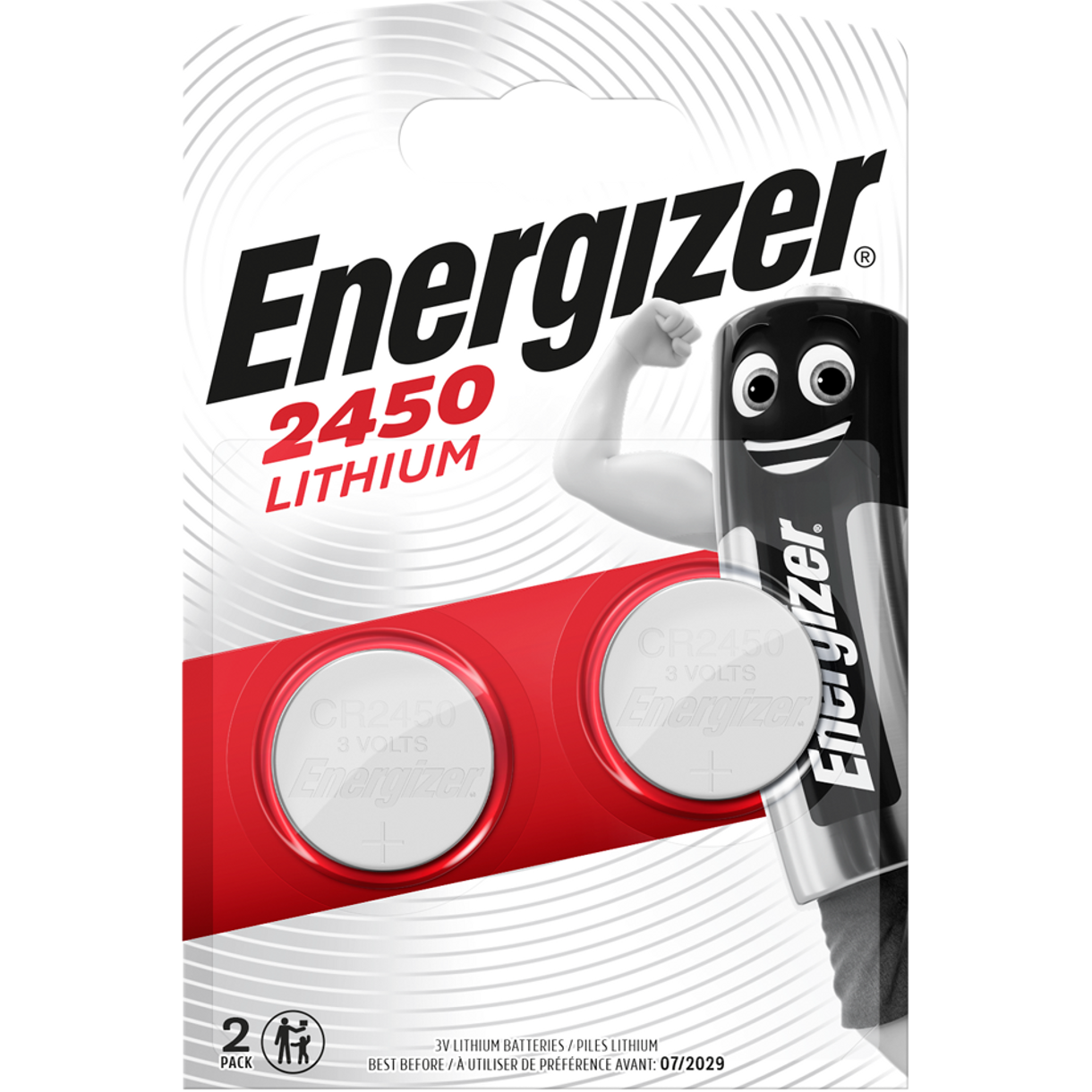 Lithium Batteries CR2450 Energizer ECR2450 - 3V