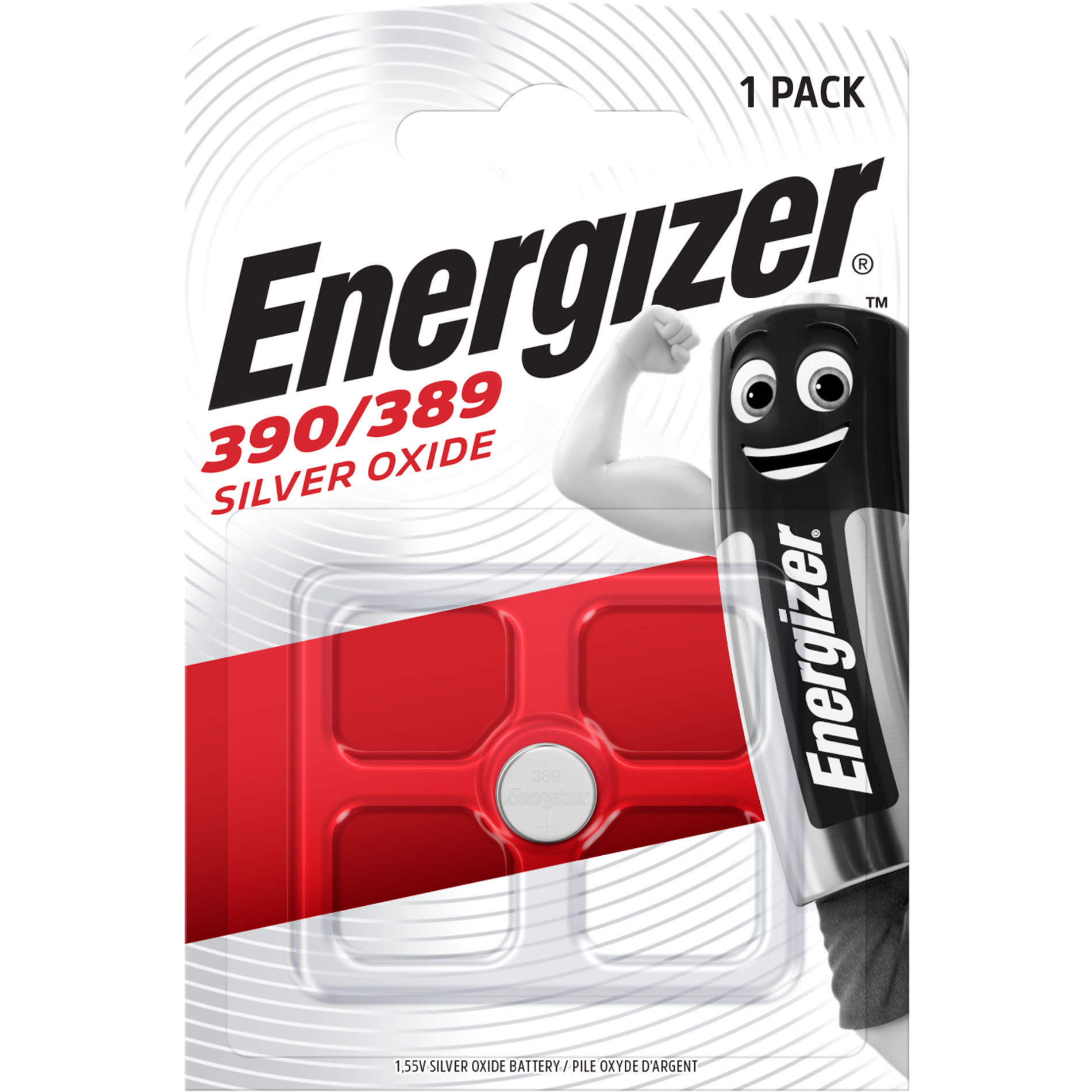 Energizer 390 389 SR1130SW 1.55V watch battery