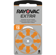 8 Батерии за слухов апарат 13 Extra Advance - Rayovac