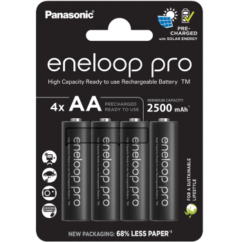 Акумулаторни батерии Panasonic Eneloop Pro AA 2500 mAh - 1.2V