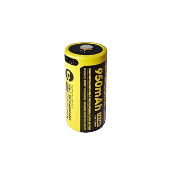 Акумулаторна батерия CR123A Nitecore 16340 RCR123A 950 mAh USB Type - C