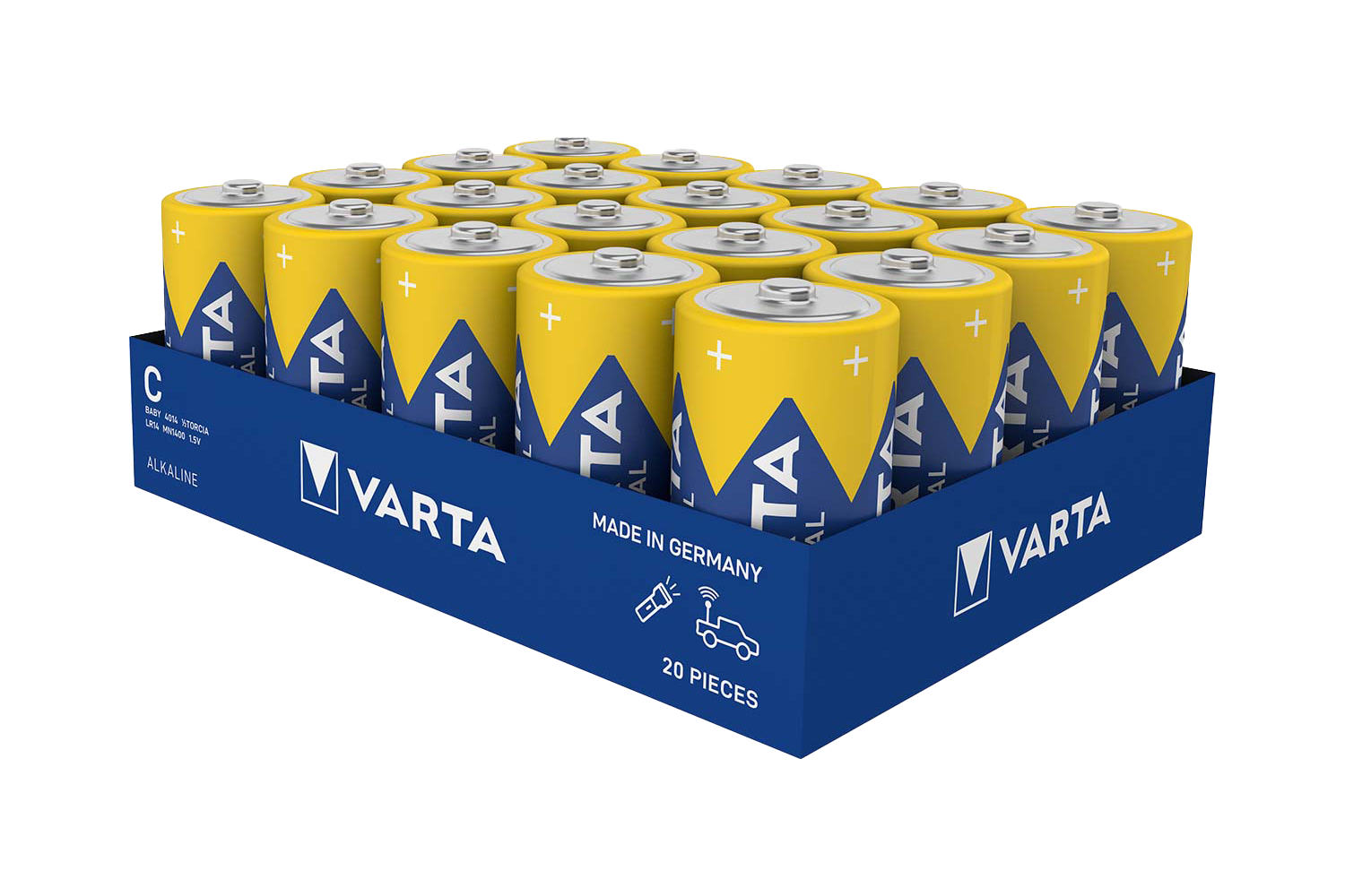 Varta Industrial Pro C LR14 1.5V alkaline batteries 20 pcs