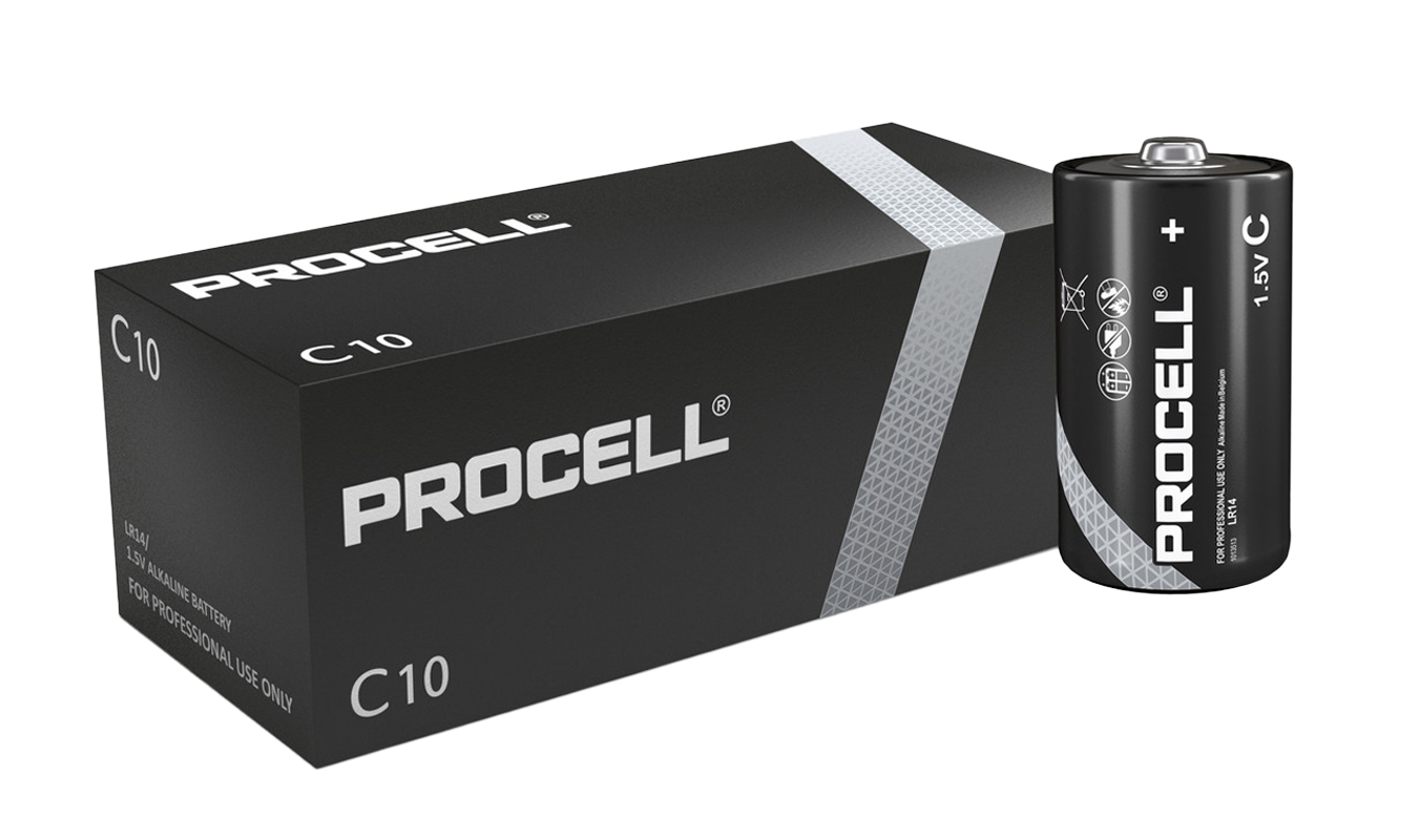 Duracell Procell Constant MN1400 LR14 C batteries 10 pack