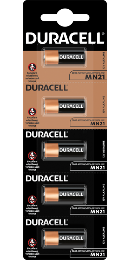 Duracell MN21 A23 12V alkaline batteries 5 pcs