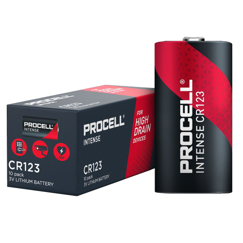 Литиеви батерии CR123A 3V Duracell Procell Intense 10B