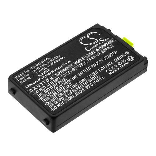 Battery for Zebra MC3100 MC3190 MC3190G - 3.7V 2500 mAh