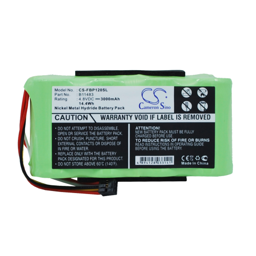 Battery for Fluke Scope Meter BP123 B11483 - 4.8V 3000 mAh