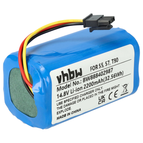 Battery for vacuum cleaner Qihoo T90 S7 S9 360 S5 X9 - 14.8V 2200 mAh