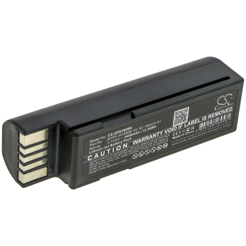 Battery for Zebra DS3600 DS3678 LS3600 - 3.7V 3400 mAh