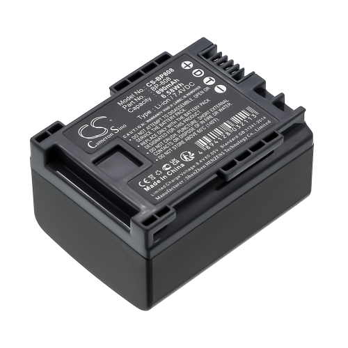 Battery for Canon BP-808 2740B002 - 7.4V 890 mAh