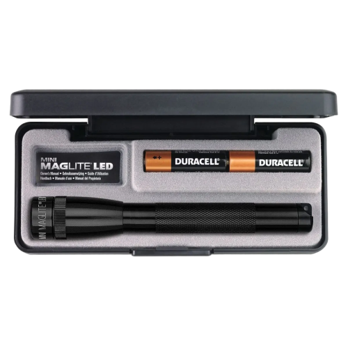 Mini flashlight Maglite LED 2AA with 2 AA batteries