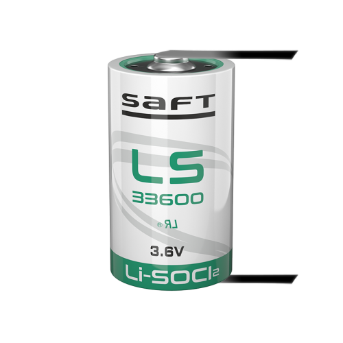 Батерия LS 33600 Li-SOCl2 Saft ER-D 3.6V 17000mAh с U-пластини