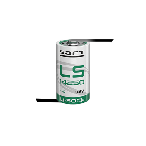 Батерия Saft LS14250-CNR 3.6V 1/2AA - 1200 mAh с пластини разнопосочни